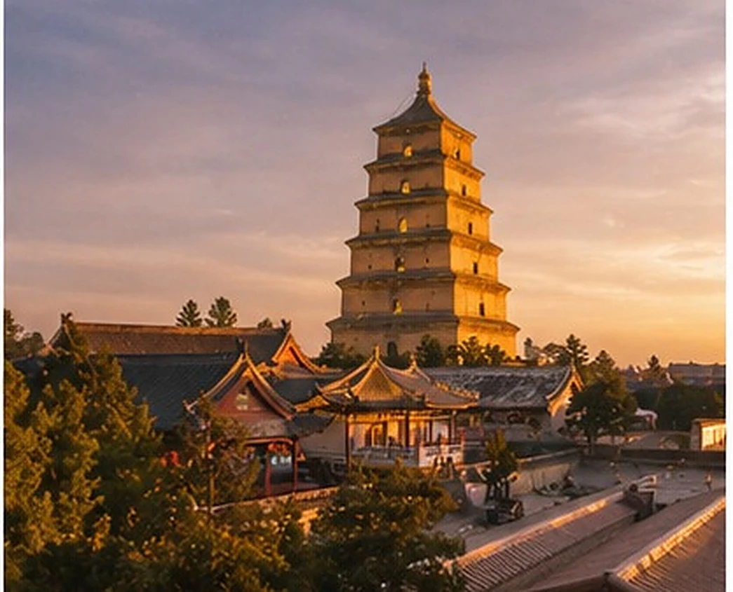 西安博物院 → 大慈恩寺 → 钟鼓楼广场 → 回民街 → 返程