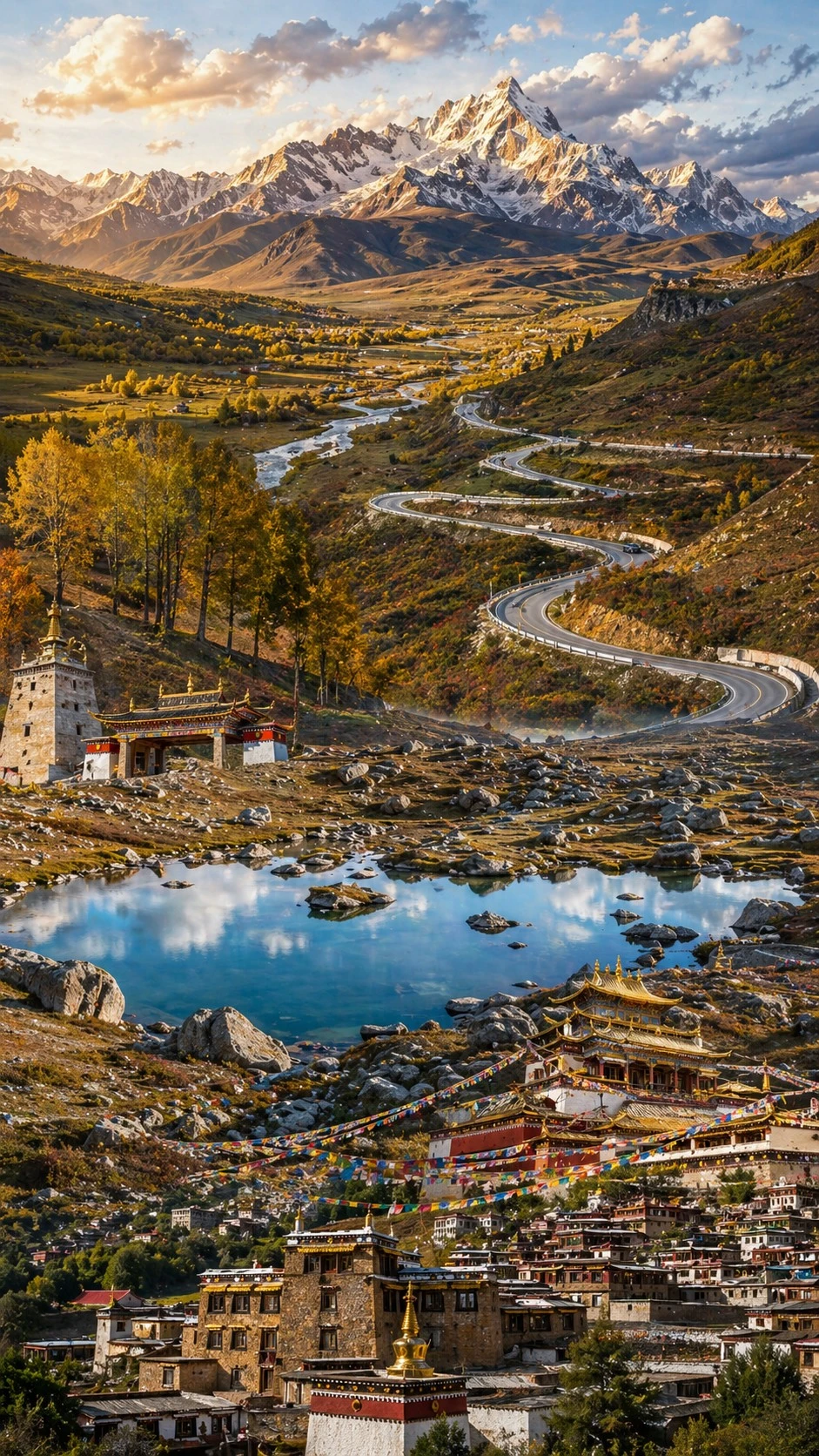 318 国道精华 · 古冰帽遗迹 · 千年古刹