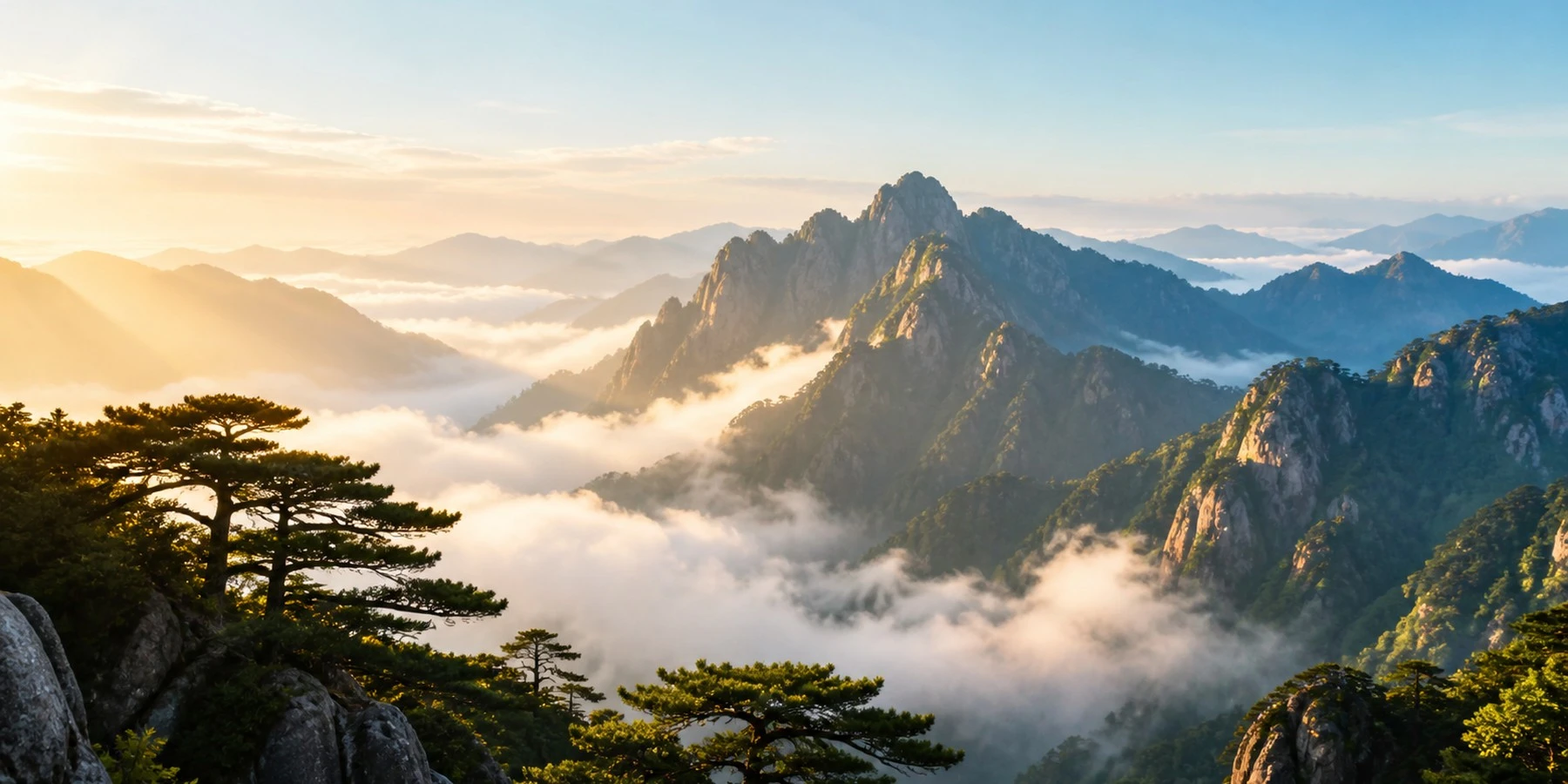 大别山天堂寨晨雾云海日出 - 六安神州国旅自然旅游线路