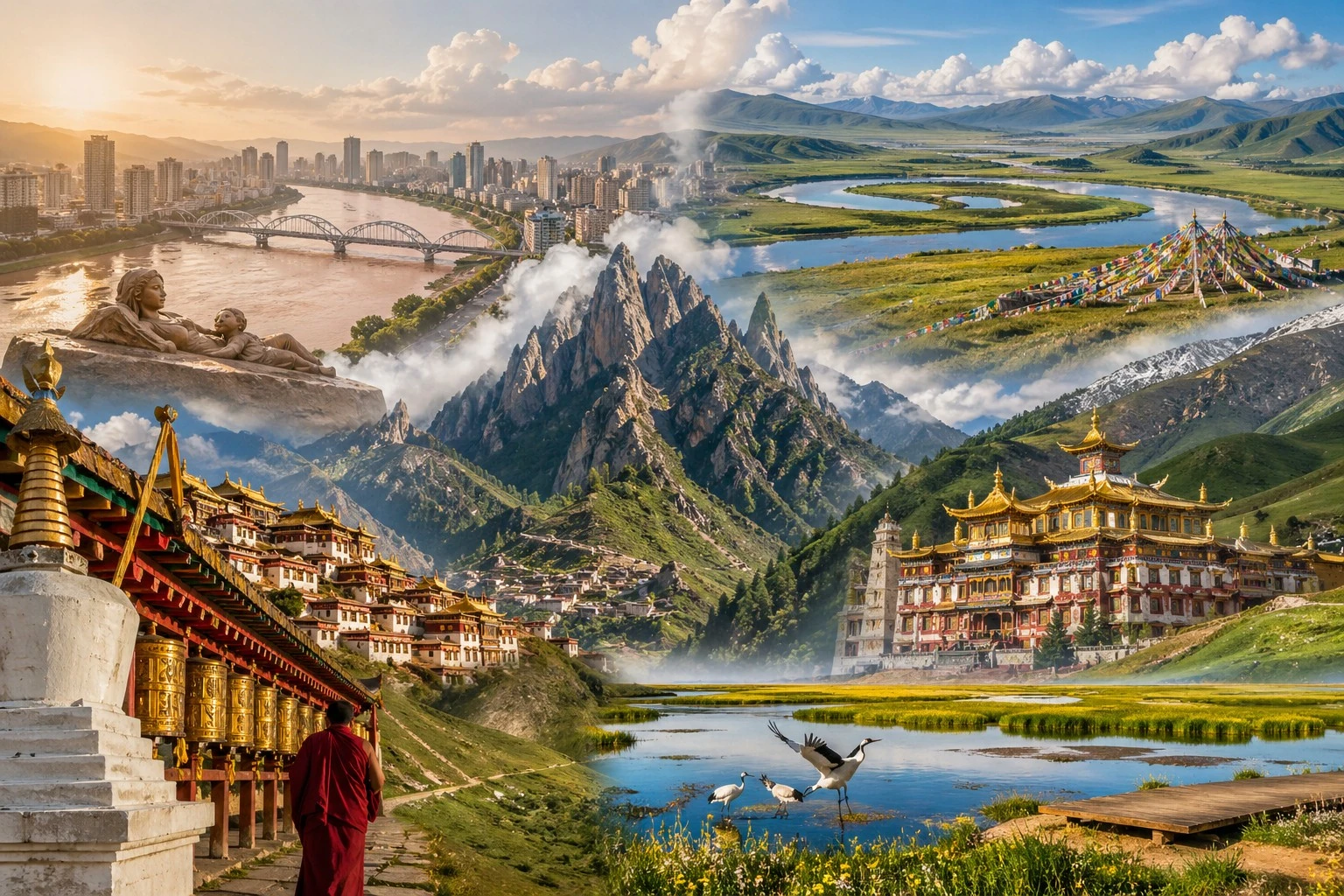 王炸甘南 · 黄河圣境 8 日双卧