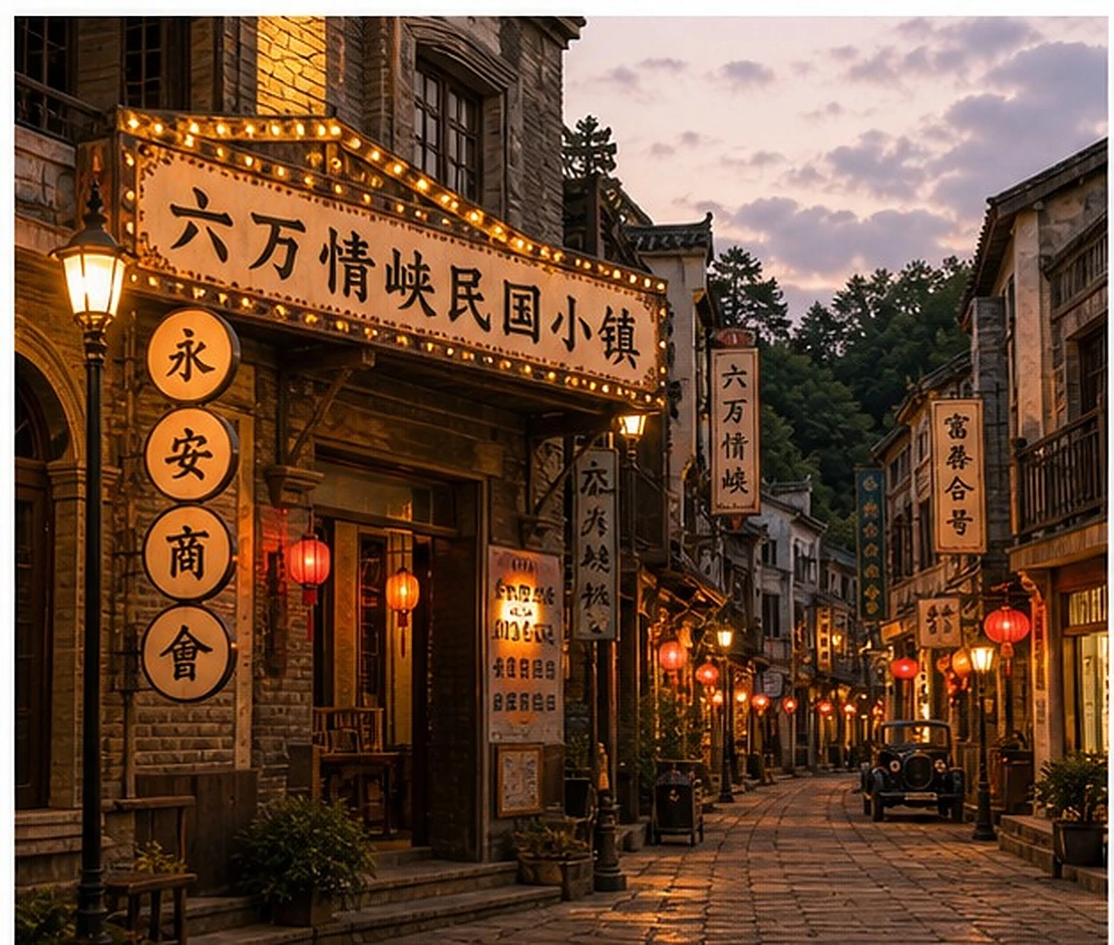 六万情峡｜民国电影小镇 · 玻璃栈道 · 实景剧《大别山传奇》