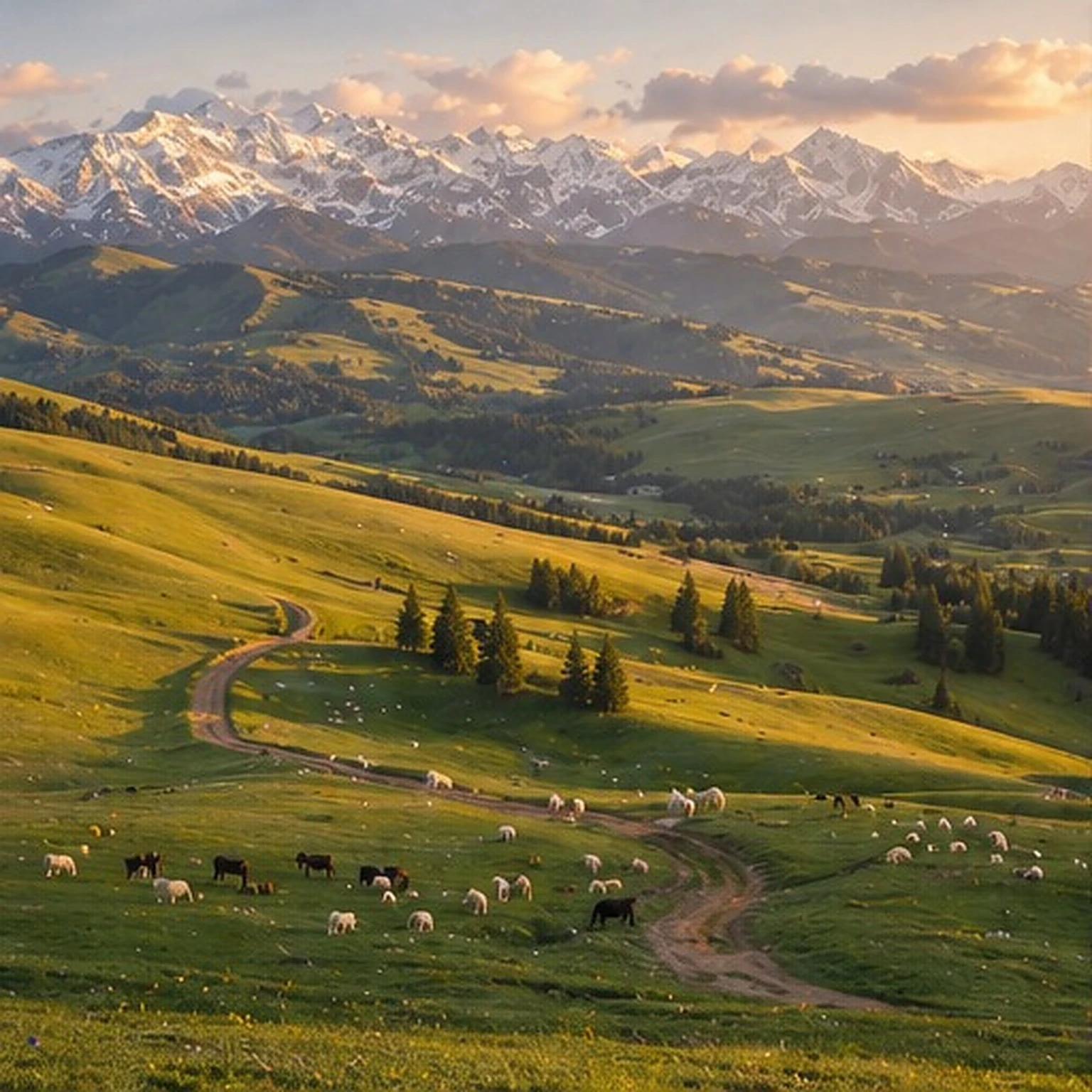 特克斯 → 那拉提草原（自驾）→ 那拉提镇