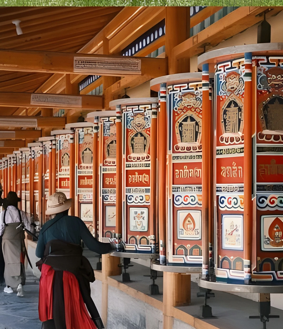 兰州 → 拉卜楞寺 → 车览桑科草原 → 郎木寺