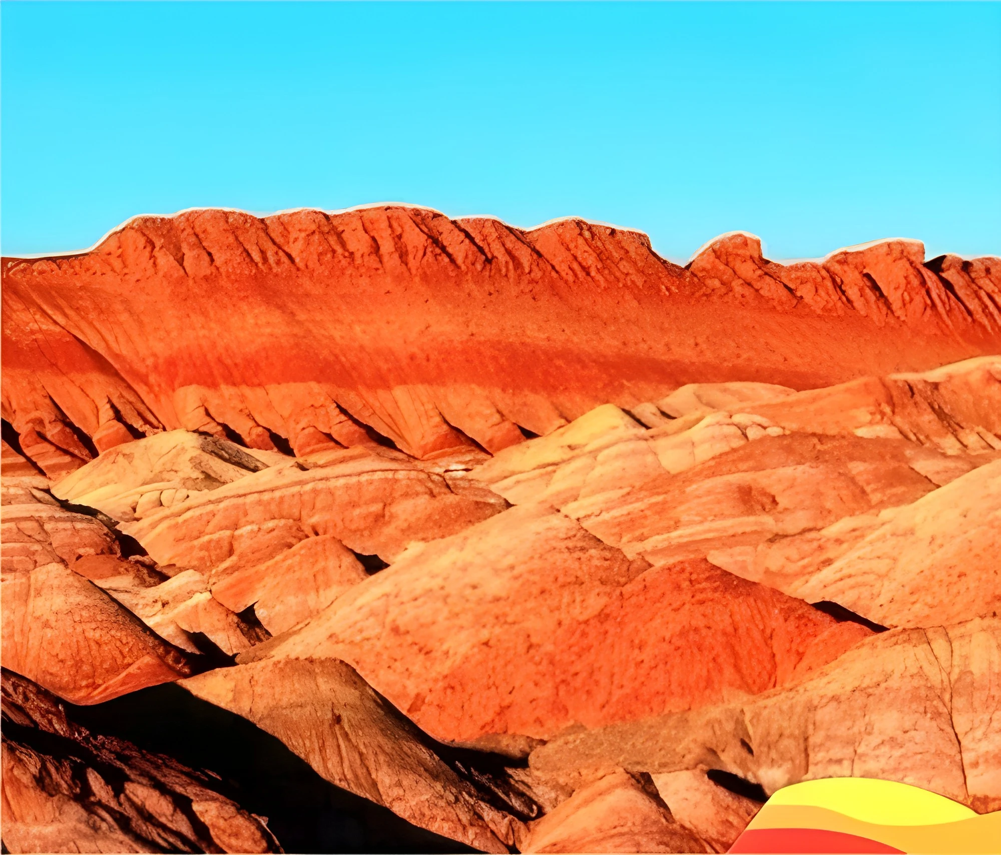 敦煌 → 嘉峪关城楼 → 张掖七彩丹霞 → 张掖/临泽