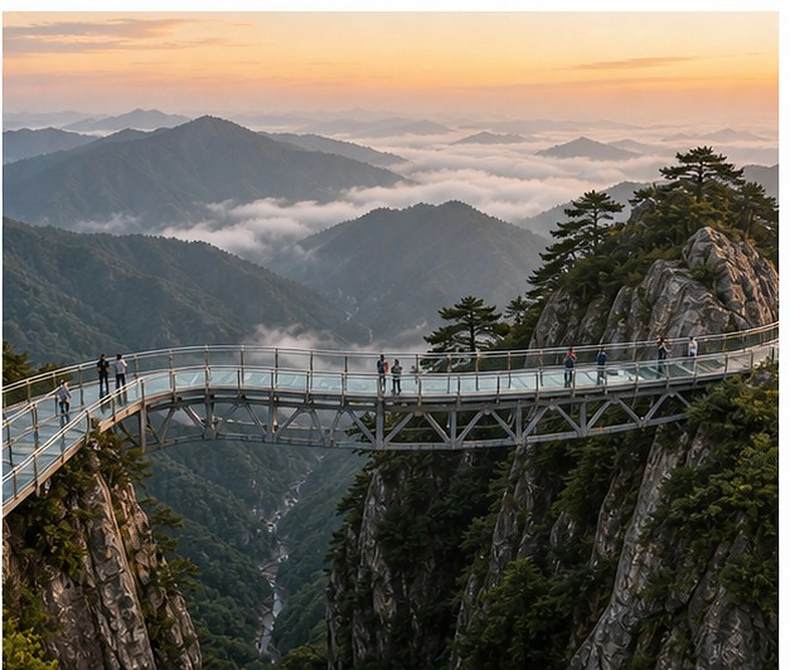 天堂寨 → 燕子河大峡谷 → 六万情峡 → 实景剧《大别山传奇》→ 宿六安